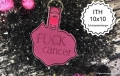 Fuck Cancer Schlüsselanhänger ITH 10x10