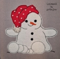 Bild 5 von Frosty  versch. Größen Doodle Applikation Schneemann 