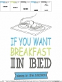 Bild 3 von Spruch Bed and Breakfast 16x26 Stickdatei
